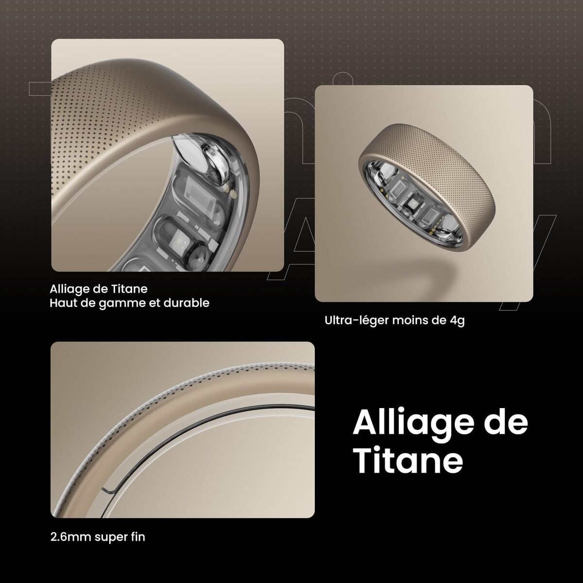 Smart ring Amazfit HELIO RING W2321GL1N Grey Titanium