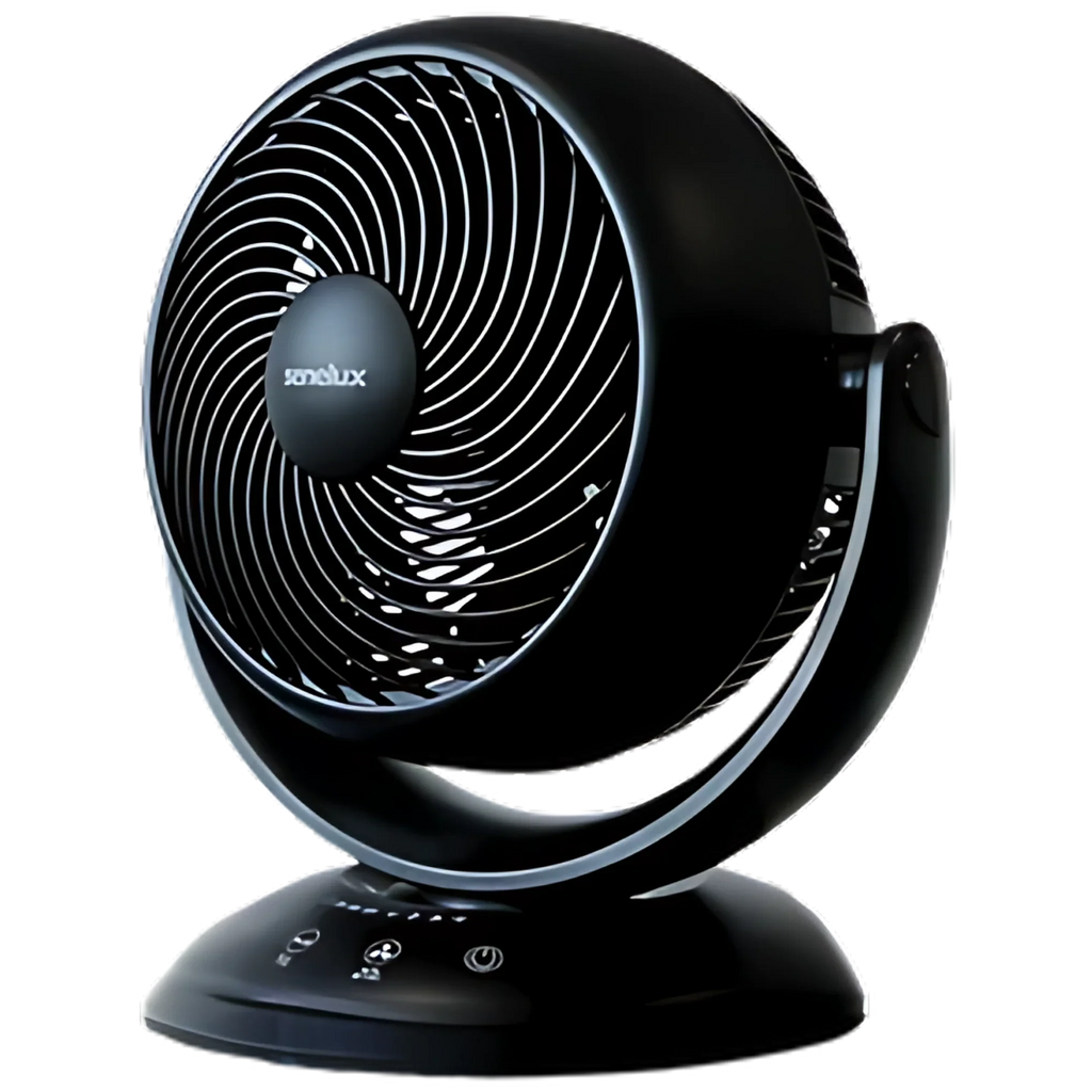 Senelux 8 Inch Cooling Fan with Remote Control, Automatic Oscillation-0