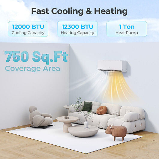 SEERXtreme Series ENERGY STAR Certified 12000 BTU 24 SEER2 208-230V Mini Split Heat Pump Heating at-3