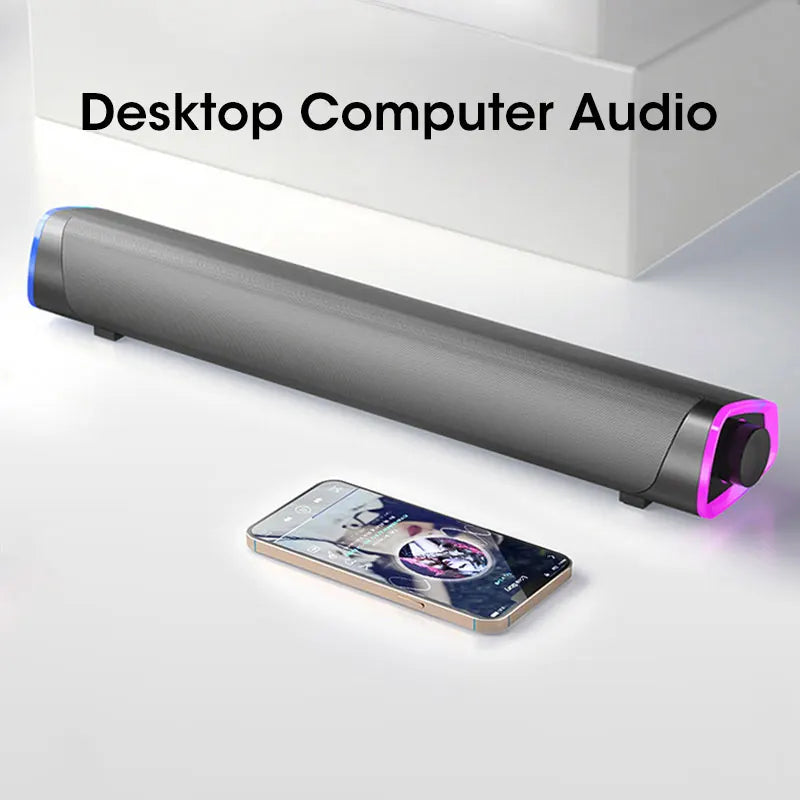 4D Computer Speaker Bluetooth Black
