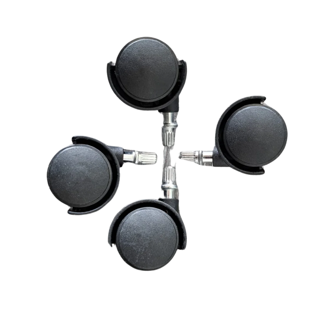 Additional Castor Wheels for the Senelux Glass Panel Heater with Wi-Fi Controls-5