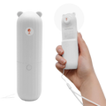 Rechargeable Hand Held Pocket Fan for Personal Cooling with Medium and High Fan Speeds and Optional Portable Power Bank-0