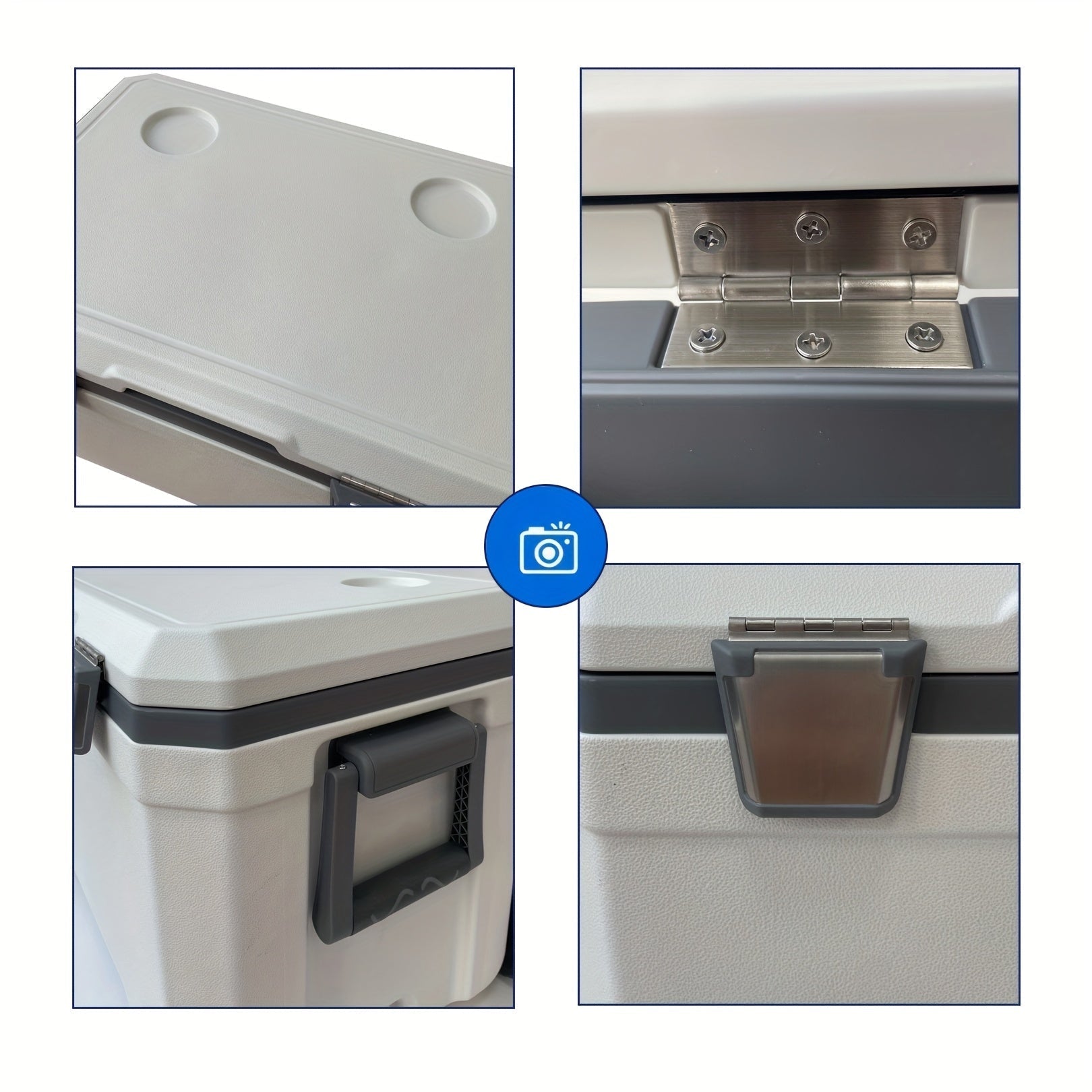 48 Quart Portable Camping Cooler Box
