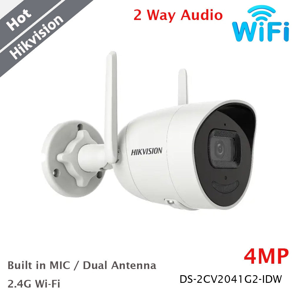 Hikvision 4MP WiFi Camera Built-in 2 Way Audio and Dual Antenna 2.4G WiFi-4